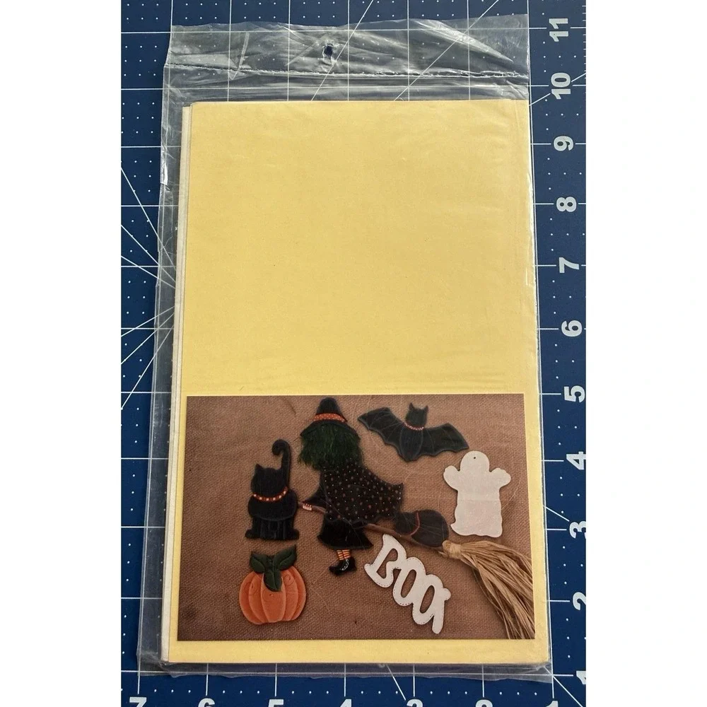 Tole Painting Pattern Packet: Country Treasures By Areta Pumpkin Ghost Cat Witch